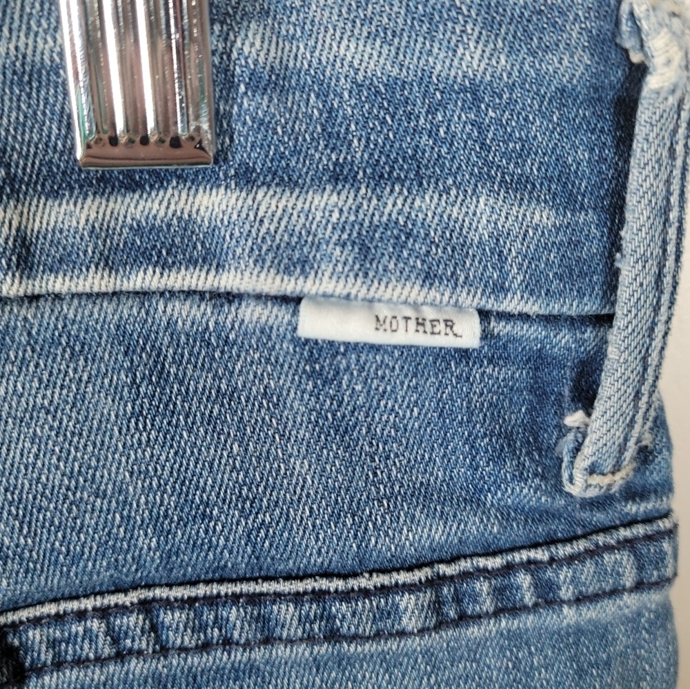 Mother The High Waiste Looker Jeans Graffiti Girl Size 27 - Picture 11 of 11